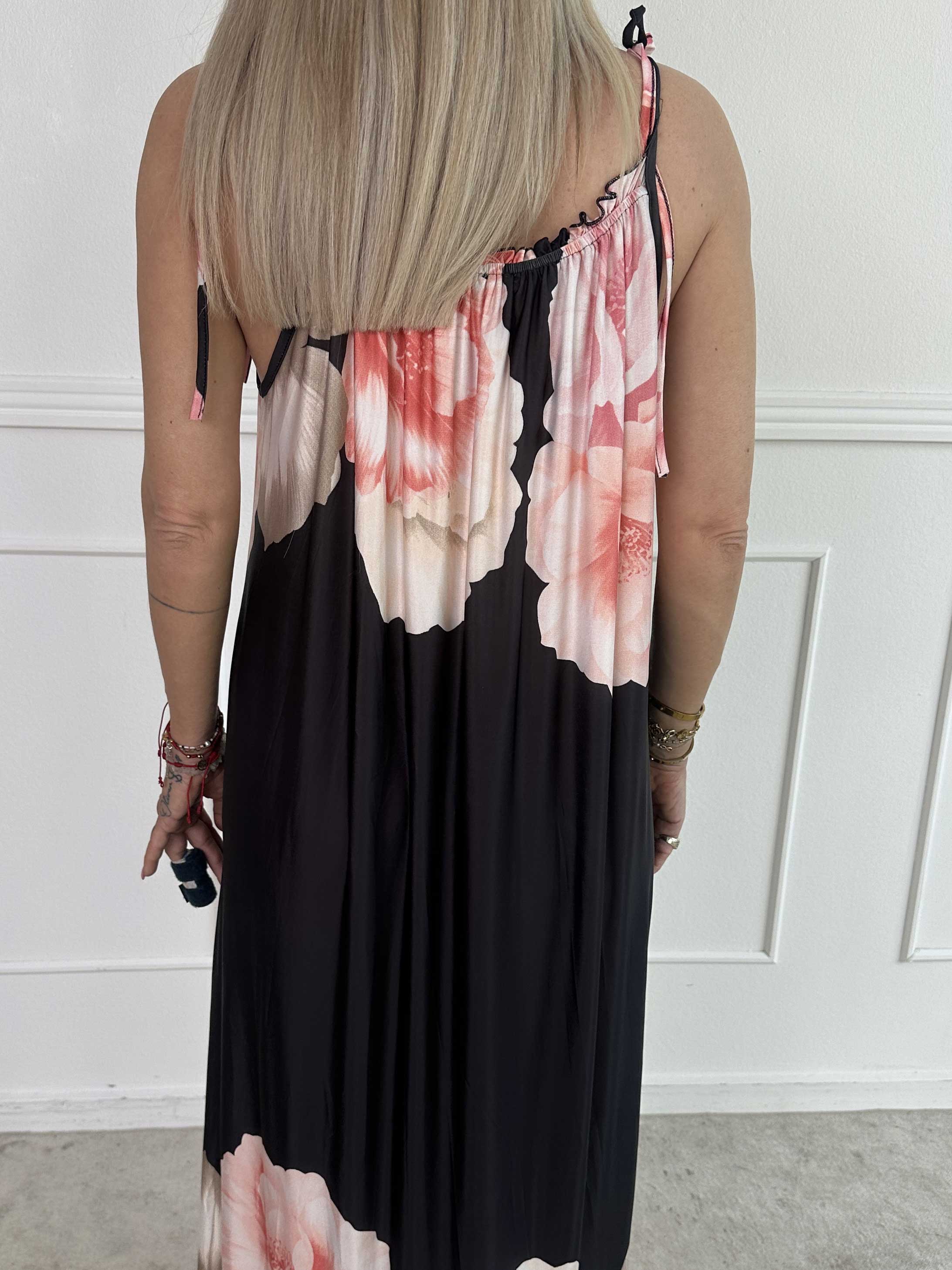 Maya - Sommarklänning med resårband med blommor